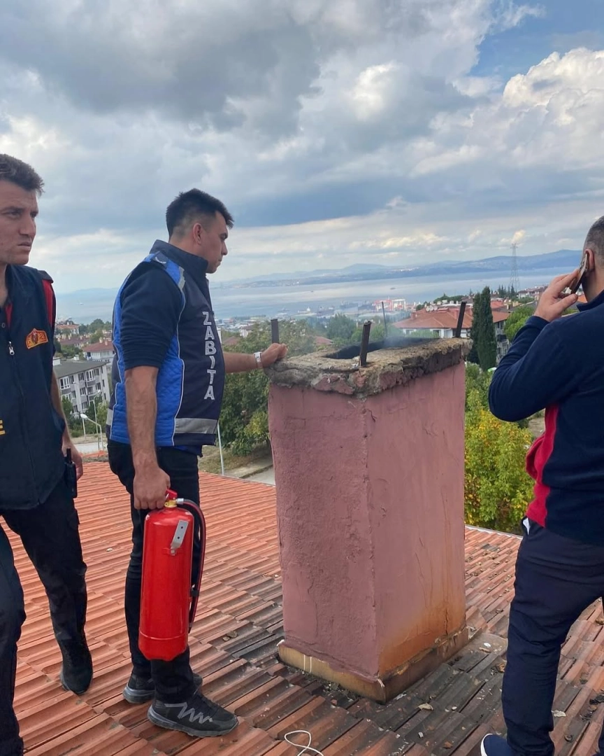 Altınkent'te Baca Yangını: İtfaiye Hızlı Müdahale ile Tehlike Önlendi