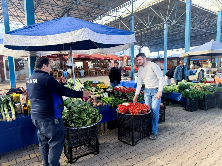 Çiftlikköy Pazarında Zabıta Denetimi: Güvenli Alışveriş İçin Yoğun Kontrol