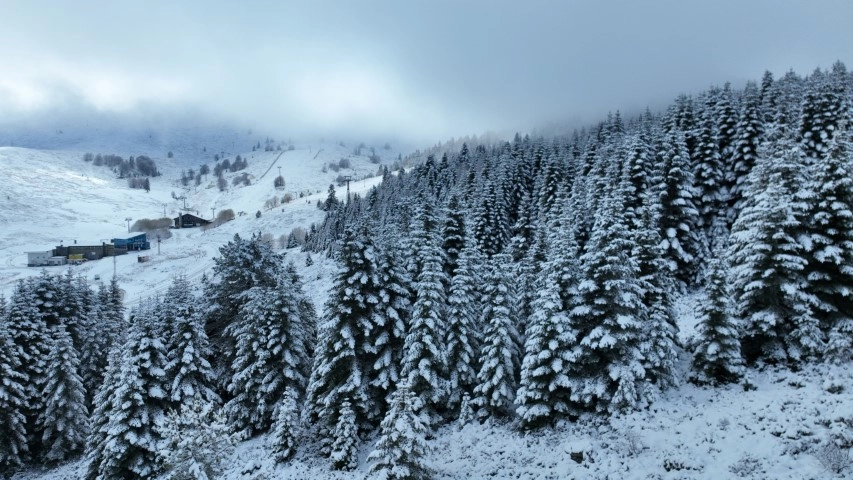 Uludağ'da Kar Kalınlığı 10 Santimetreye Ulaştı - Kış Sezonu Erken Açılıyor