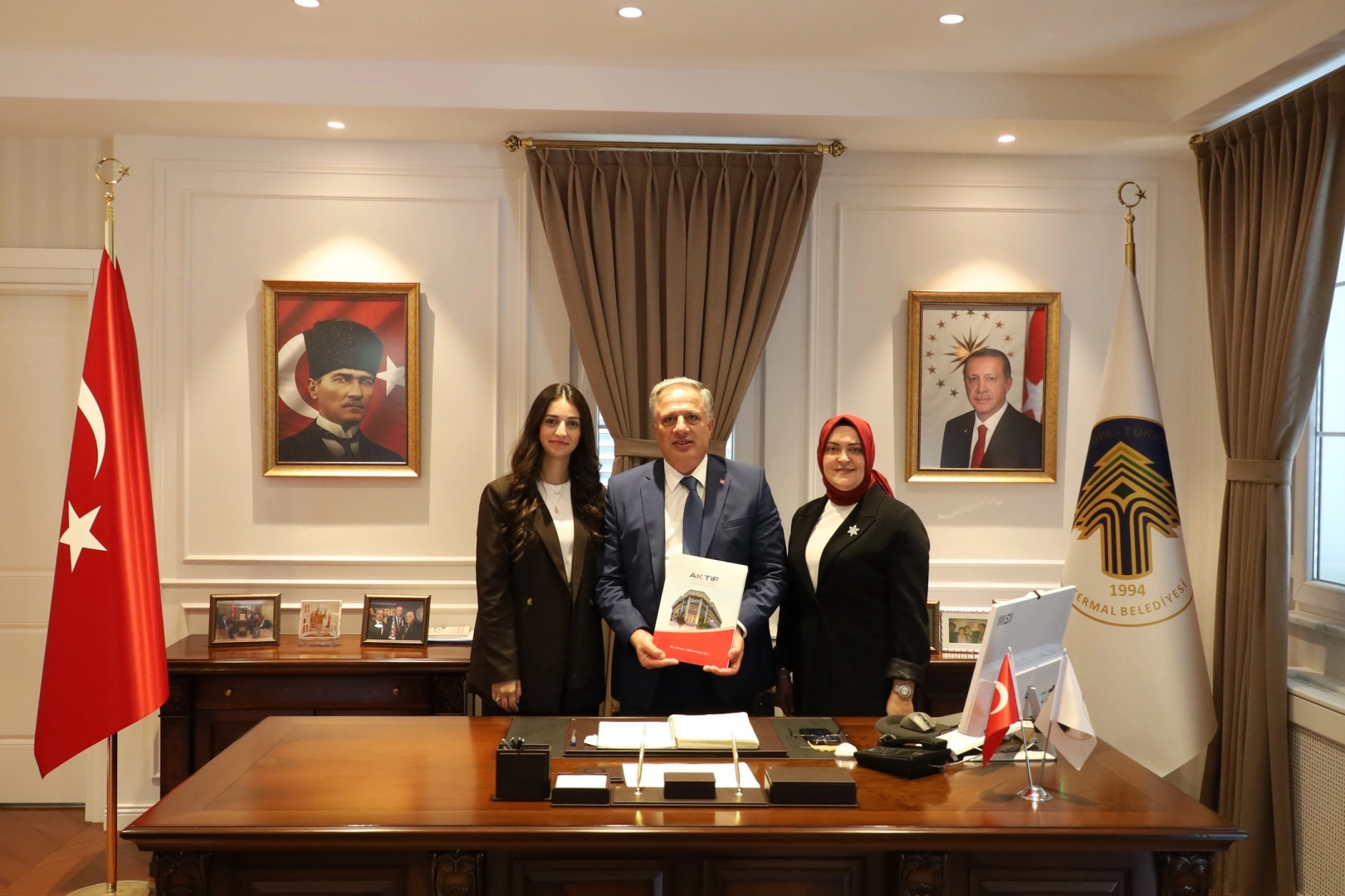 Yalova Aktif Hospital ile Termal Belediyesi Sağlık Protokolü İmzalıyor