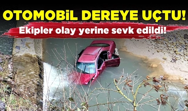 Altınova'da Korkutan Kaza: Otomobil Dere Yatağına Uçtu!