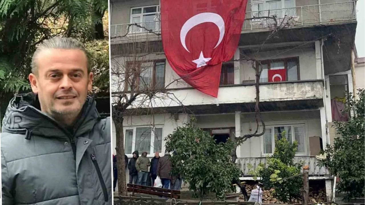 Şehit Polis Turgut Külünk'ün Akçakoca'daki Evi Türk Bayrağıyla Donatıldı