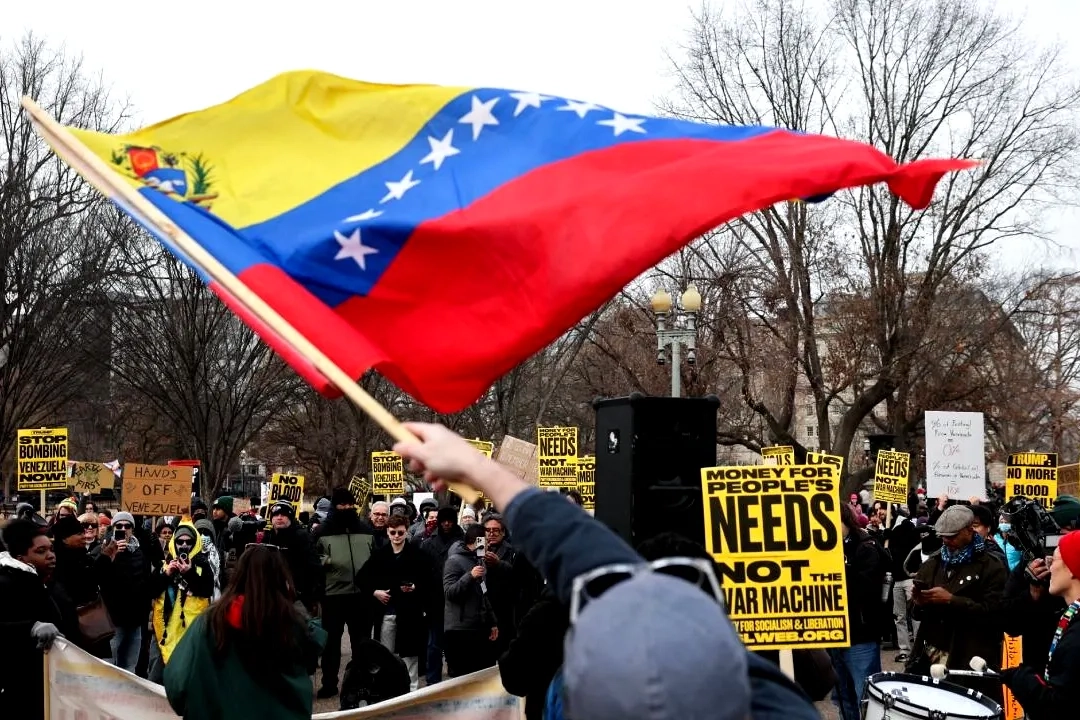 Beyaz Saray Önünde Venezuela Müdahalesi Protestosu: Petrol İçin Kan Dökülmesin