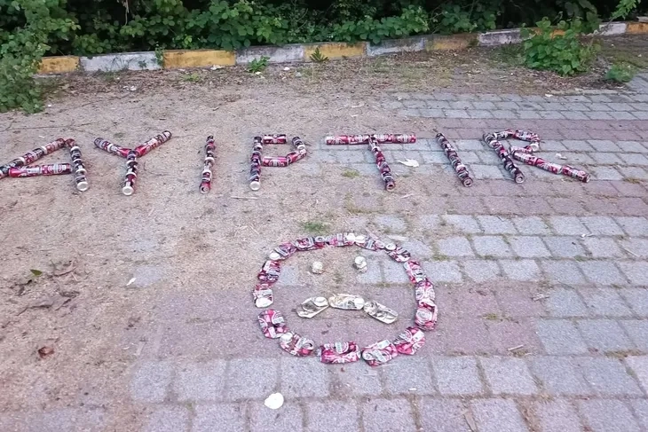 Gökçe Barajı'nda Atıklarla 'Ayıptır' Yazdılar: Çevrecilerden Anlamlı Protesto