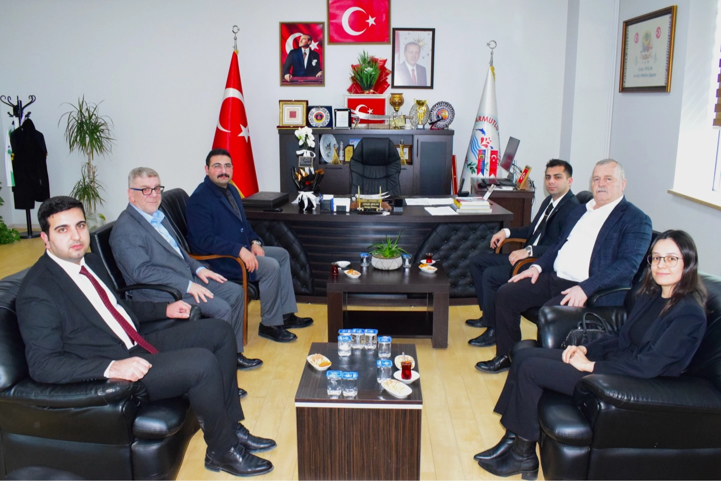 Armutlu Adliyesi'nden Başkan Arslan'a İade-i Ziyaret