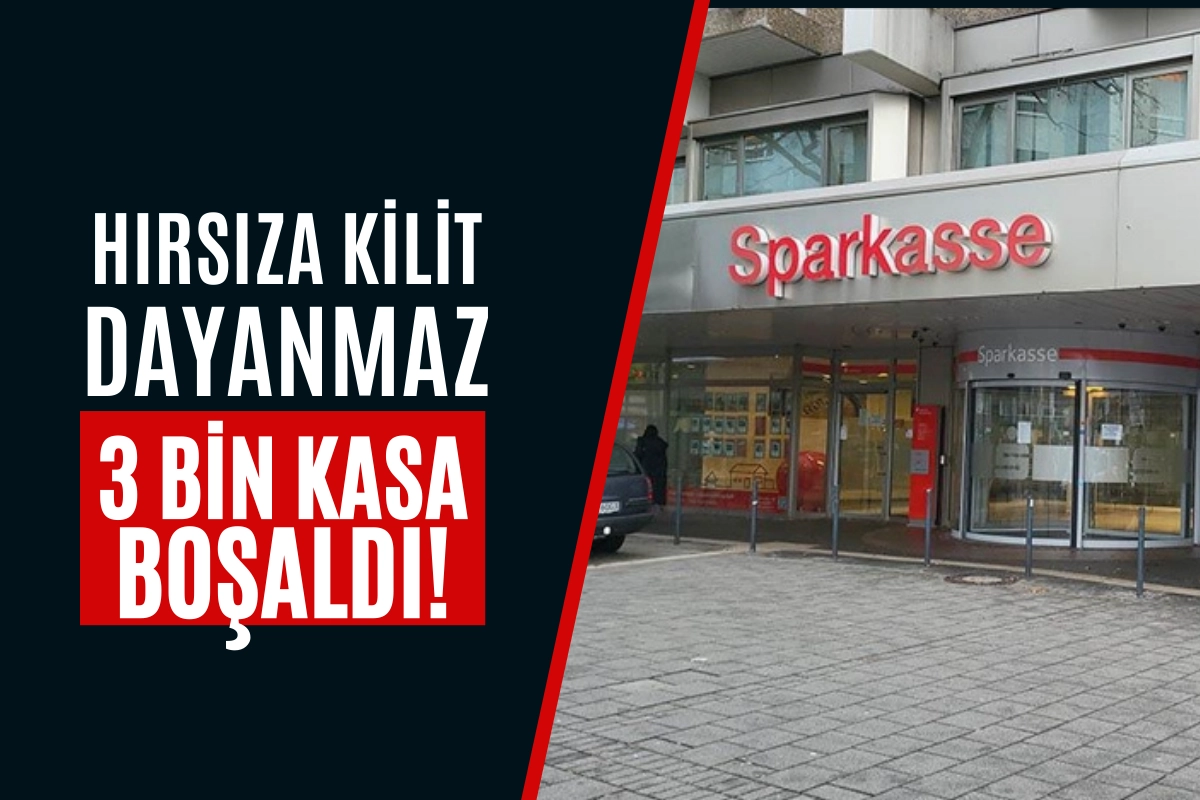 Almanya'da 3 Bin Kasa Soygunu: Alarm Çaldı Ama İçeri Girilmedi