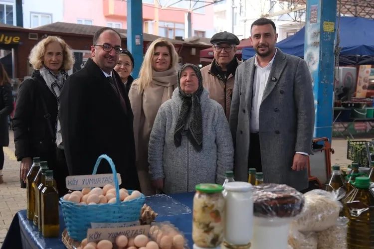 CHP Çiftlikköy Süyünç Pazarında: Esnafın Ekonomik Sorunları Masaya Yatırıldı