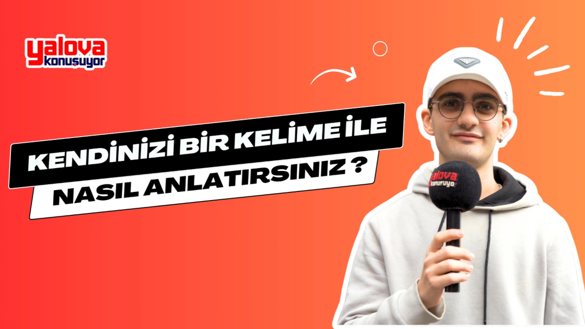 Yalova'da Sokak Röportajları: Kendinizi Bir Kelimeyle Anlatın