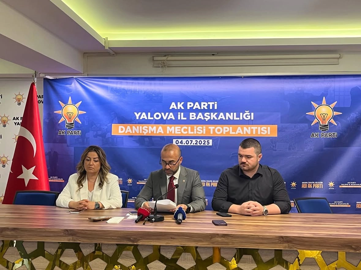 AK Parti Yalova'dan Teröre Karşı Güçlü Mücadele Çağrısı
