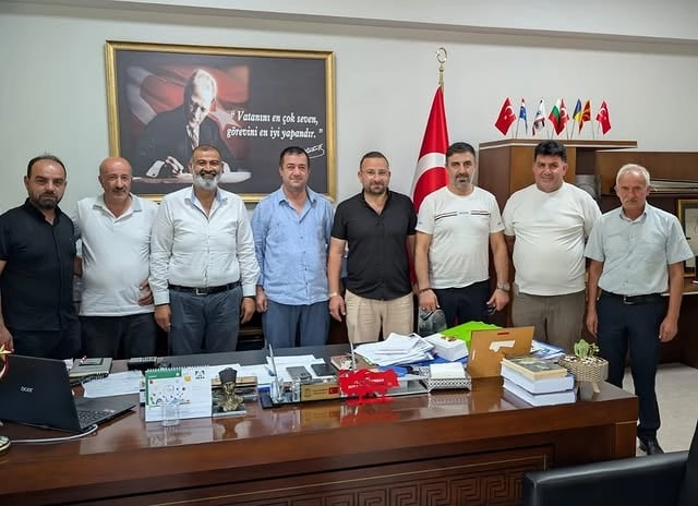 Subaşı Belediyesi Sarıkamış Derneği Başkanı Deniz Kaya'yı Ağırladı