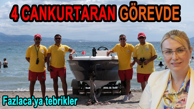 Hersek Plajı'nda Güvenlik Üst Düzey: 4 Cankurtaran Görev Başında