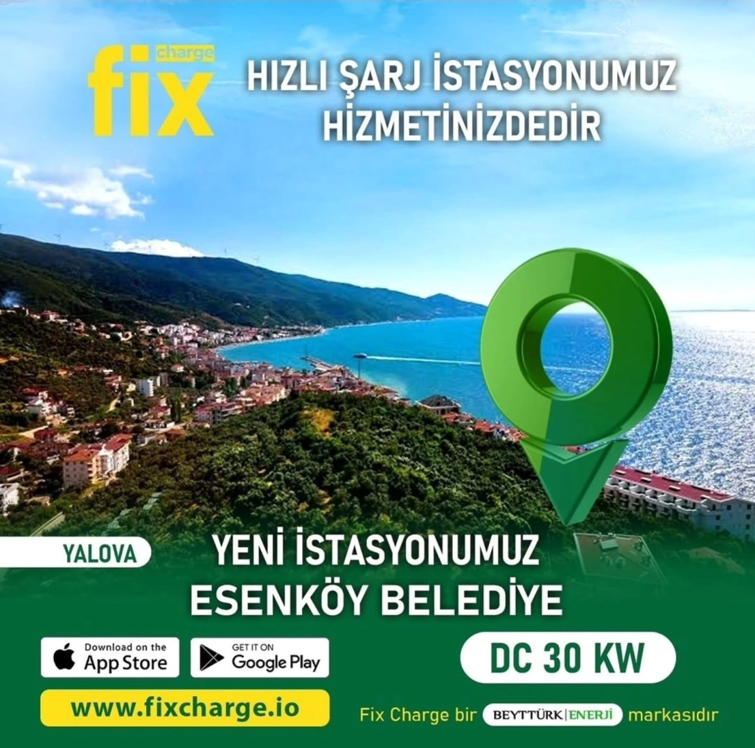 Esenköy'de Elektrikli Araç Şarj İstasyonu: Fix 2 Ünite ile Hizmette