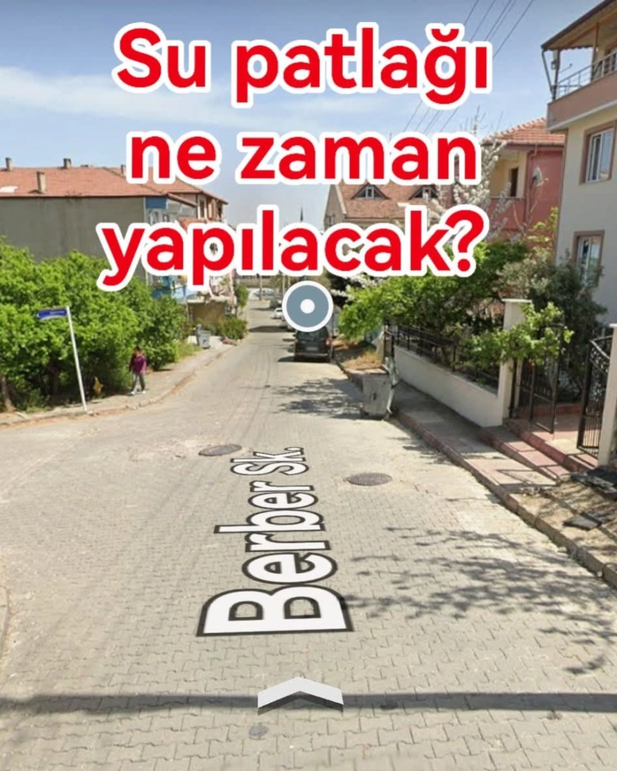 Yalova'da Su Patlağı: 1 Haftadır Müdahale Edilmedi