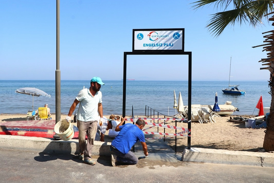 Çiftlikköy'de Engelsiz Plaj Açılıyor: Engelliler İçin Deniz Keyfi
