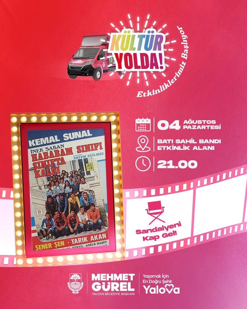 Yalova'da Ücretsiz Hababam Sınıfı Açık Hava Sineması | 4 Ağustos