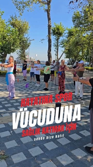 Çınarcık'ta Ücretsiz Spor: Yürüyüş, Pilates ve Su Aerobiği
