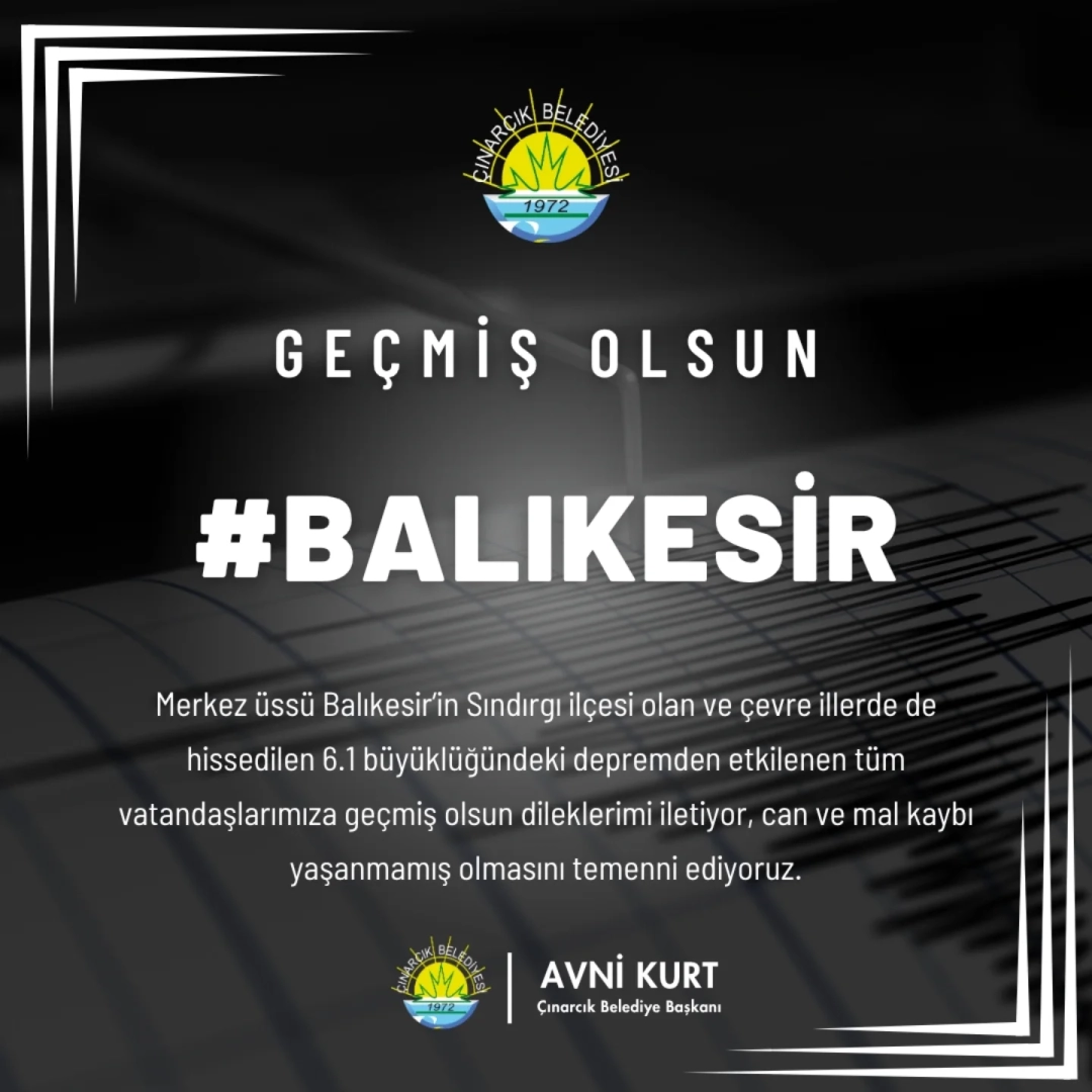 Balıkesir Sındırgı'da 6.1 Büyüklüğünde Deprem: Can Kaybı Yok