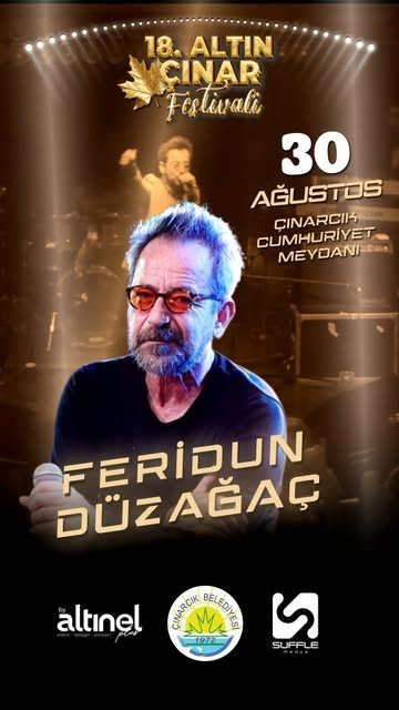 Feridun Düzağaç 30 Ağustos'ta Çınarcık'ta Zafer Konseri Verecek