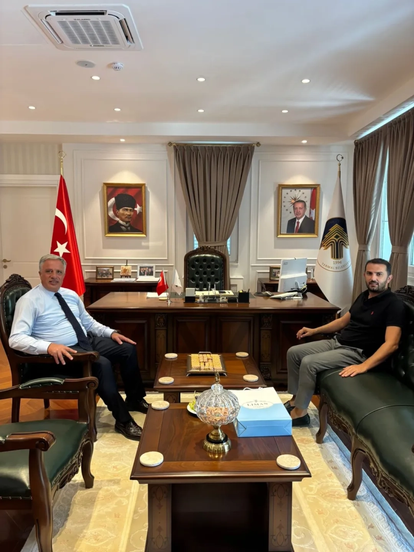 Fatih Şahin, Termal Belediye Başkanı Sinan Acar'ı Ziyaret Etti ve Destek Sözü Verdi
