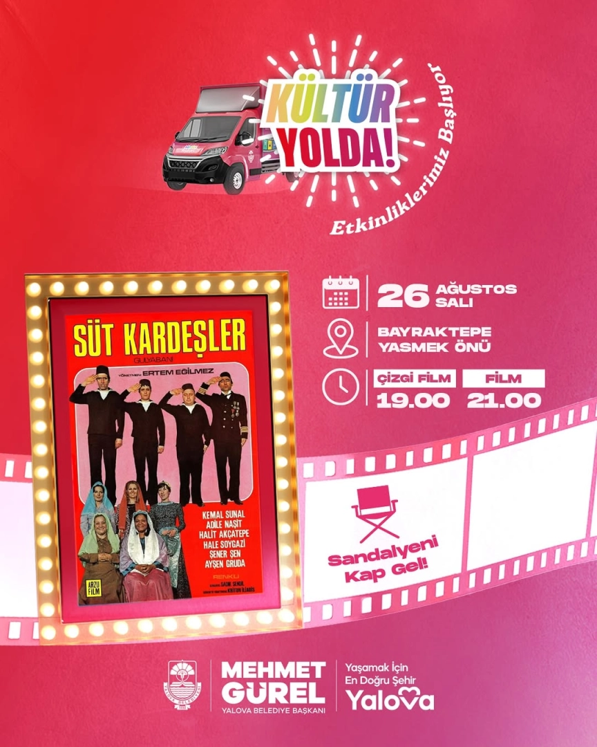 Bayraktepe'de Nostalji Gecesi: Ücretsiz Açık Hava Sineması 26 Ağustos'ta