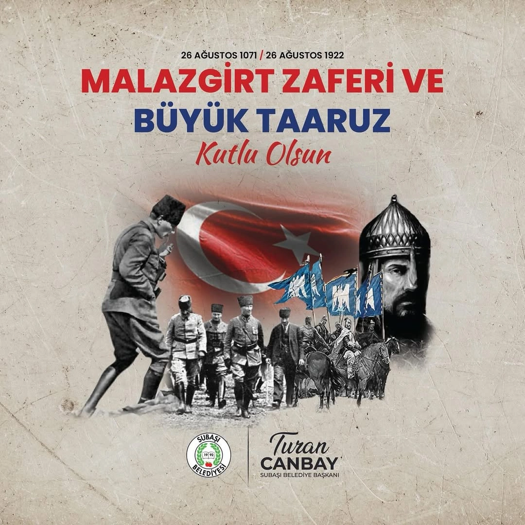 Subaşı Belediyesi Malazgirt Zaferi ve Büyük Taarruz Anma Töreni