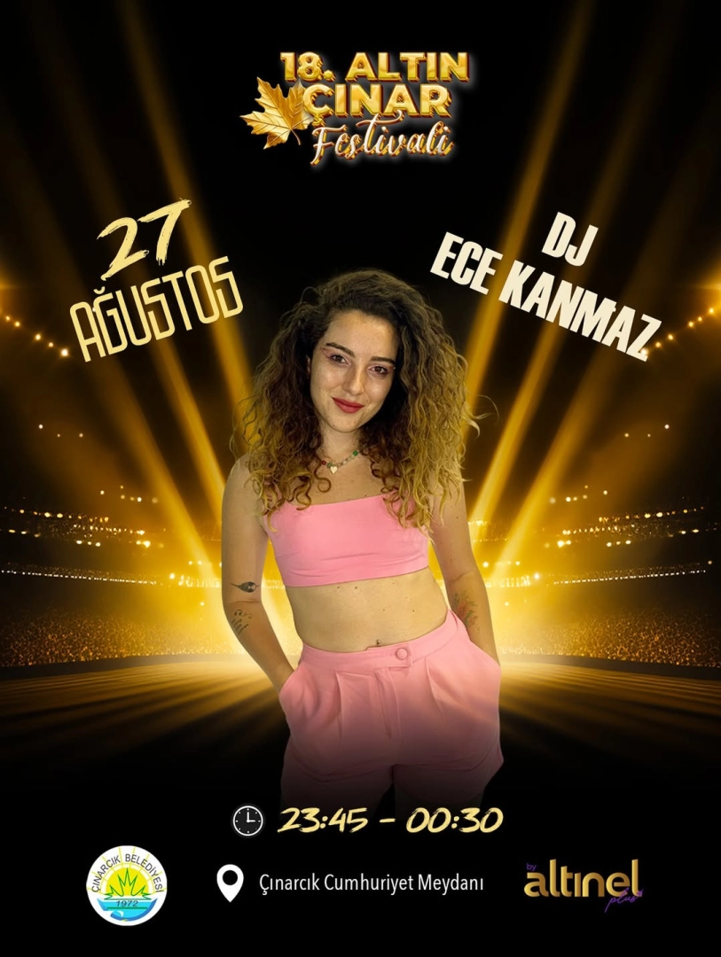 Çınarcık'ta DJ Ece ile Unutulmaz Eğlence Gecesi
