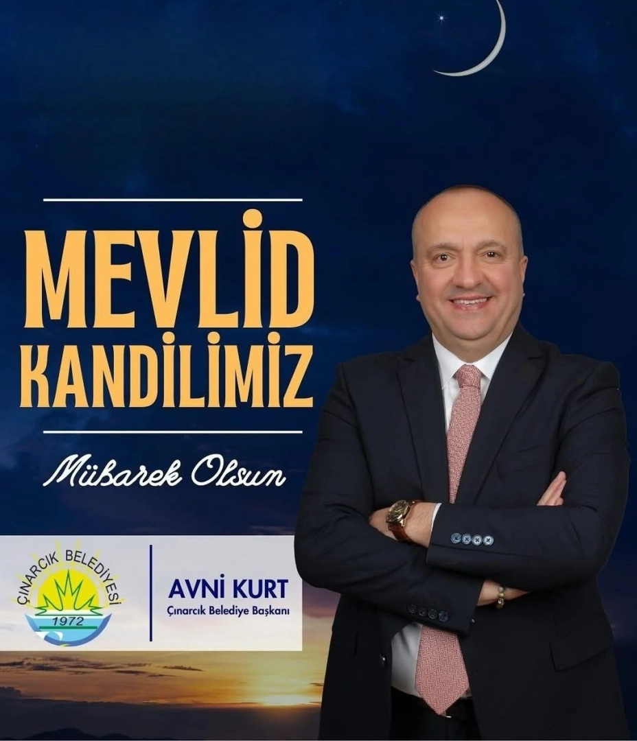 Çınarcık Belediyesi Mevlid Kandili Mesajı: Barış ve Huzur Diledi
