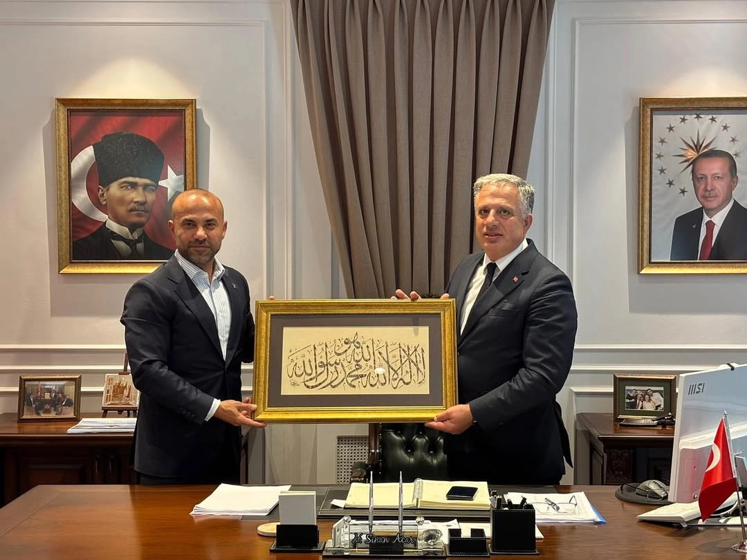 AK Parti Yalova İl Başkanı Güçlü, Termal Belediye Başkanı Acar'ı Ziyaret Etti