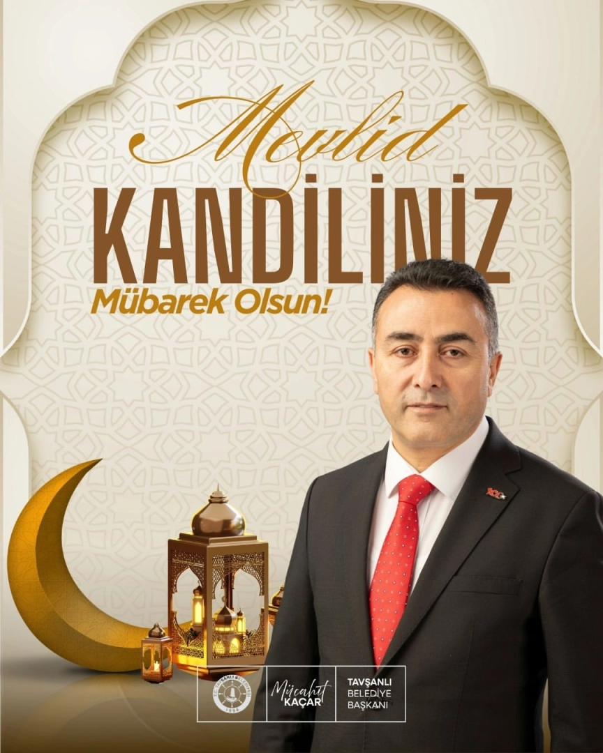 Tavşanlı Belediyesi Mevlid Kandili Mesajı Yayınladı