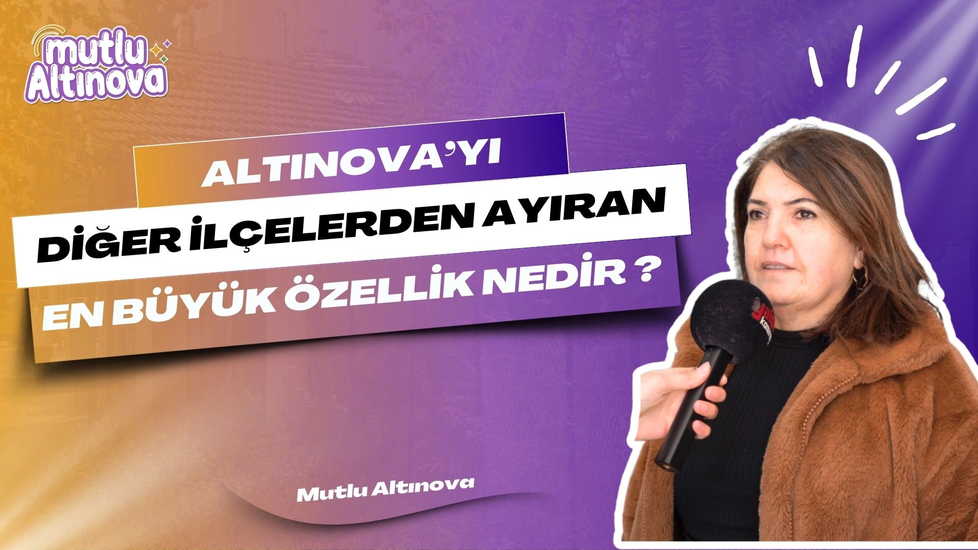 Altınova'nın En Büyük Özelliği Nedir? Yalova Sokak Röportajları