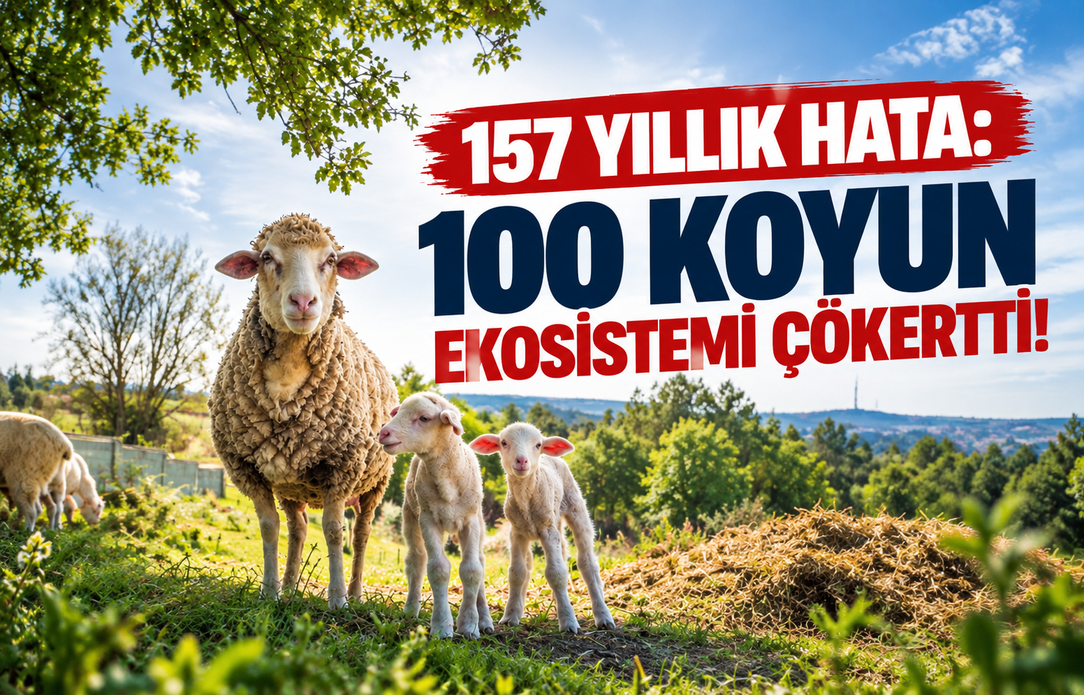 157 Yıllık Hata: 100 Koyun Ekosistemi Çökertti!