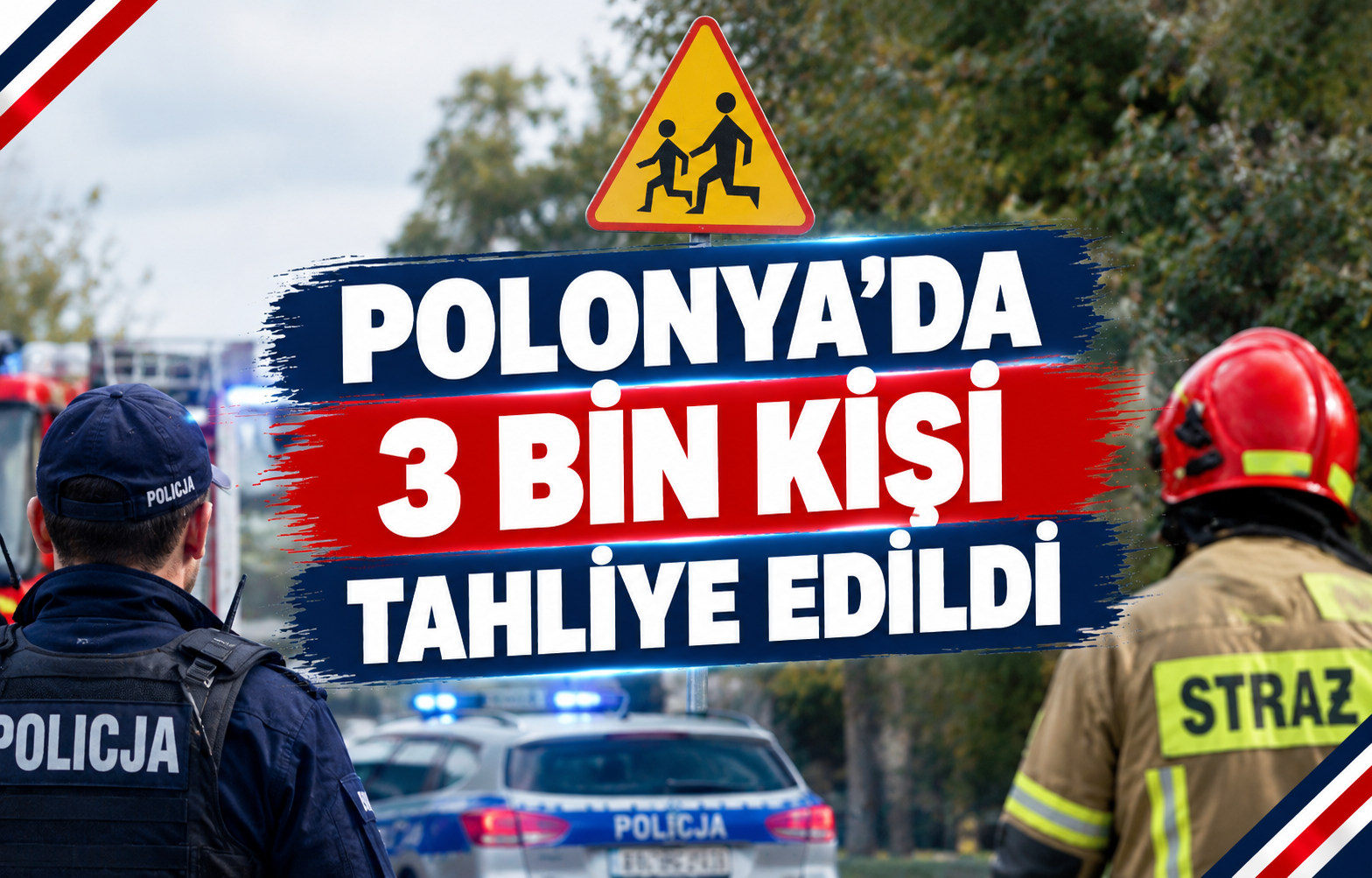 POLONYA’DA 3 BİN KİŞİ TAHLİYE EDİLDİ