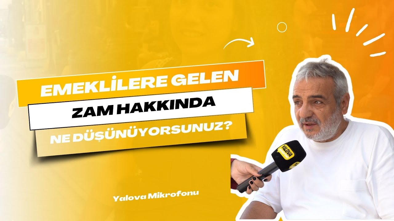 Yalovalı Emekliler Zam Oranına Tepkili: