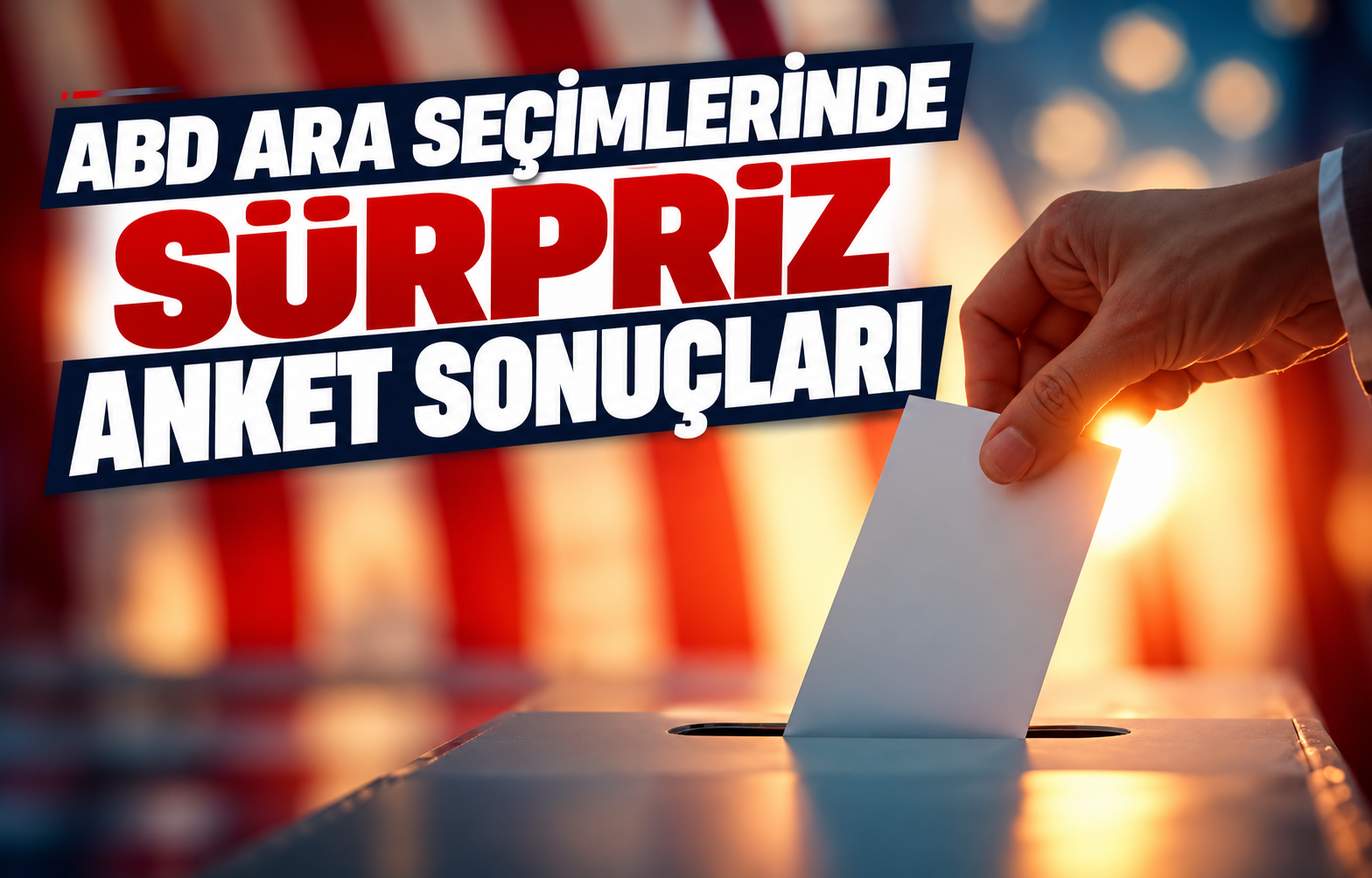 ABD ARA SEÇİMLERİNDE SÜRPRİZ ANKET SONUÇLARI