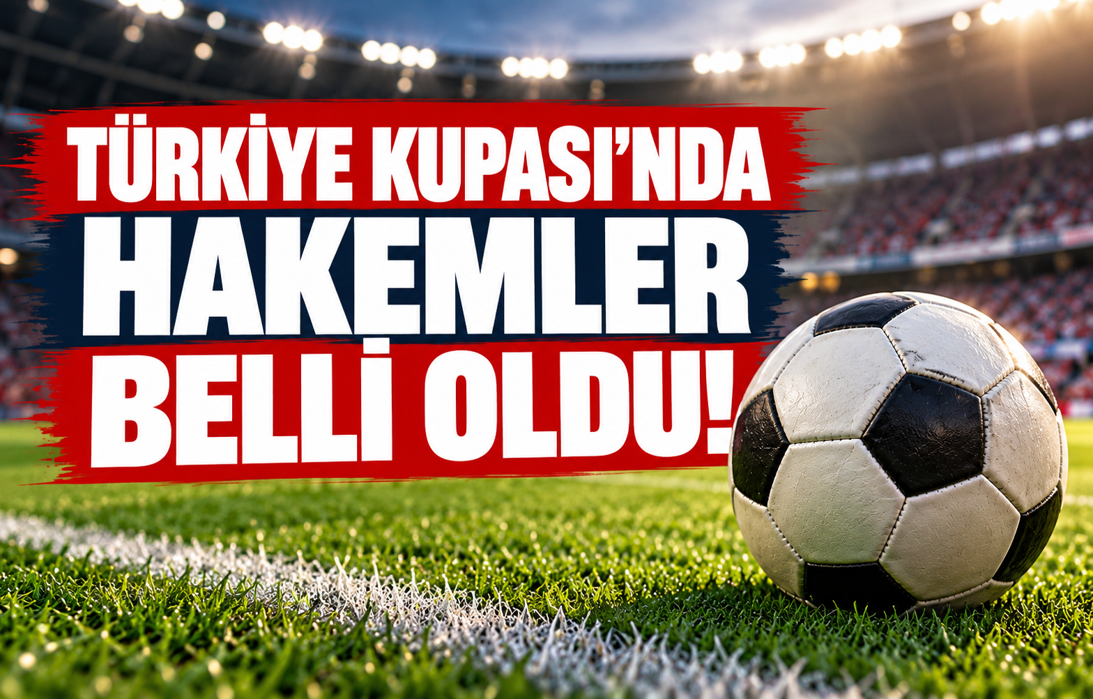TÜRKİYE KUPASI'NDA HAKEMLER BELLİ OLDU!
