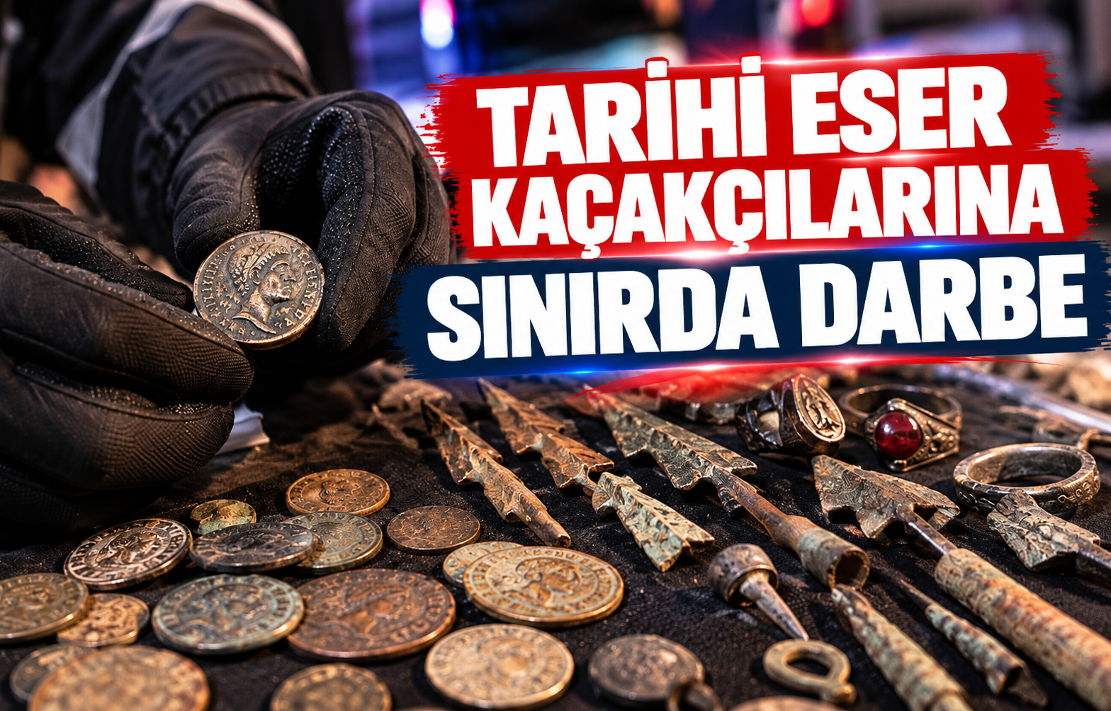 TARİHİ ESER KAÇAKÇILARINA SINIRDA DARBE