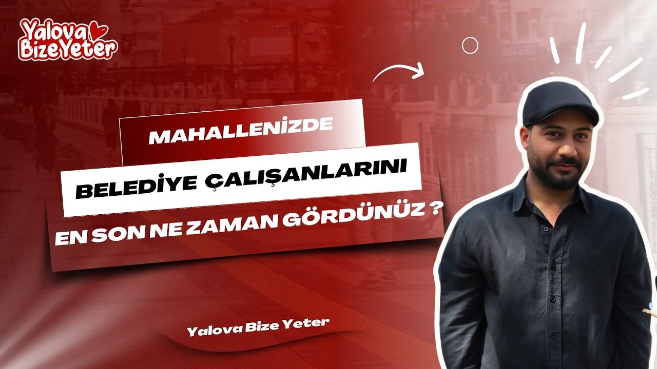 Yalova sokaklarında belediye mesaisi: