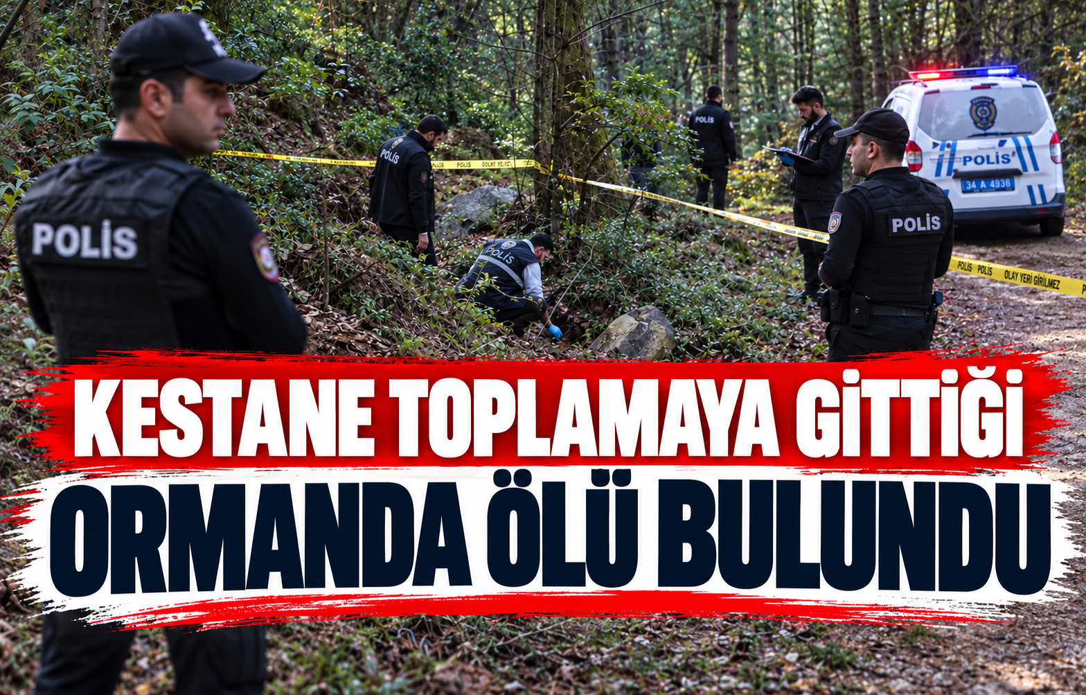 KESTANE TOPLAMAYA GİTTİĞİ ORMANDA ÖLÜ BULUNDU