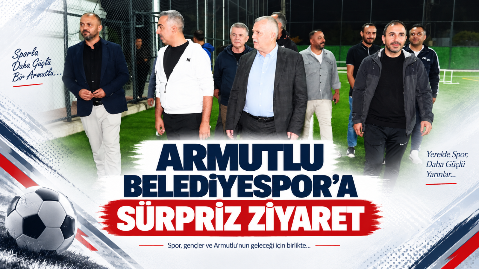 Armutlu Belediyespor’a Sürpriz Ziyaret