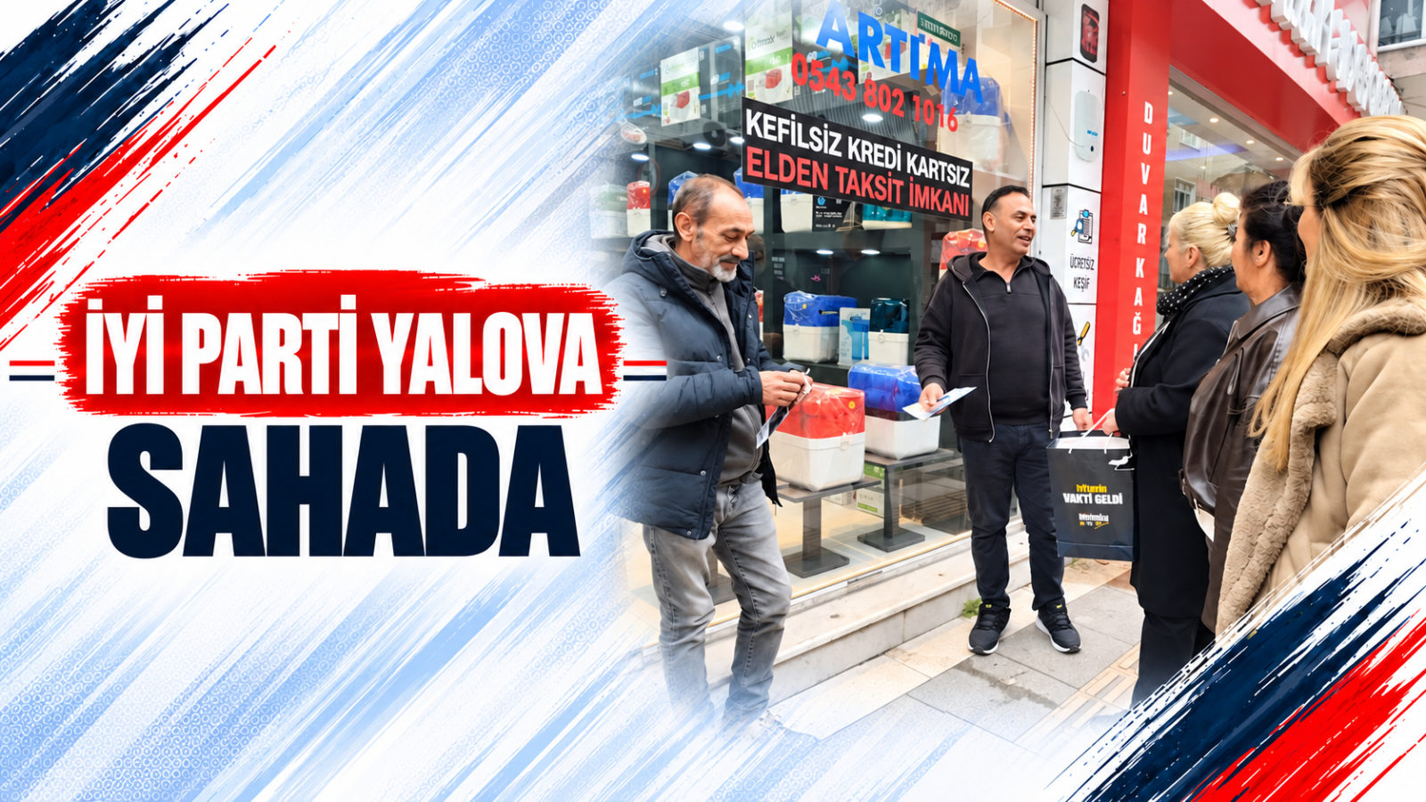İYİ PARTİ YALOVA SAHADA