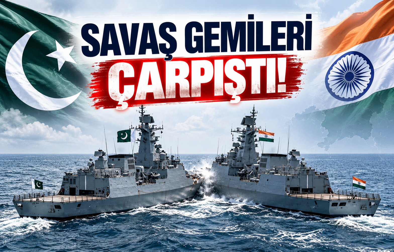 Savaş Gemileri Çarpıştı!