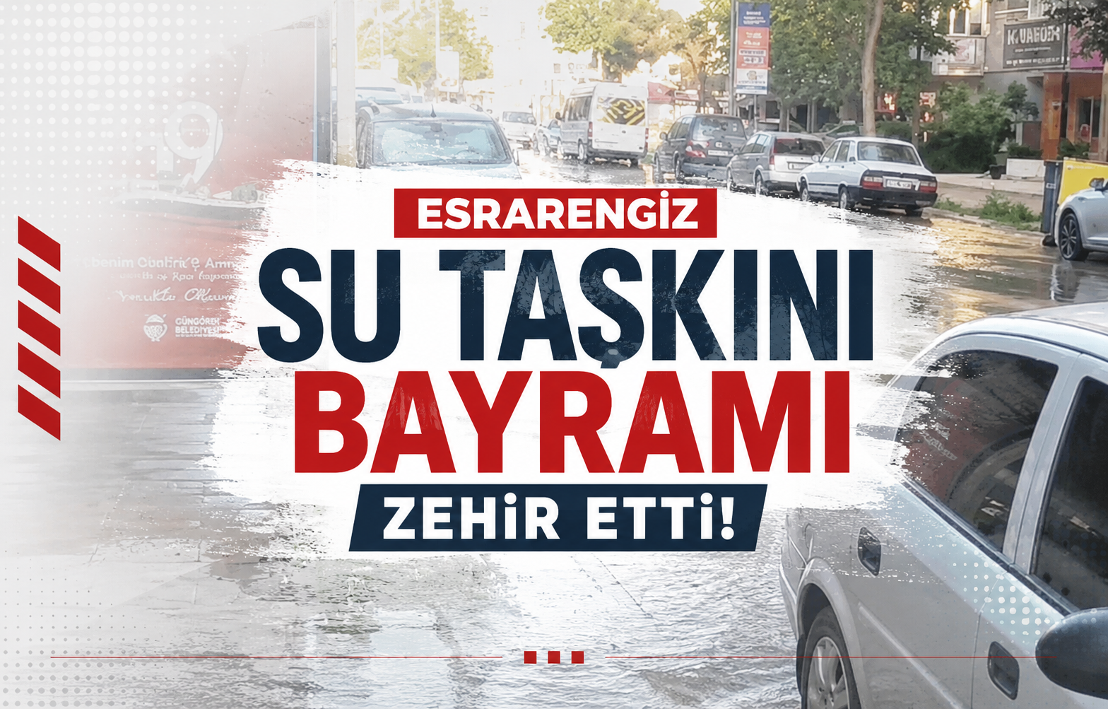 Yalova Fatih Caddesi'nde Neler Oluyor? Esrarengiz Su Taşkını Bayramı Zehir Etti!