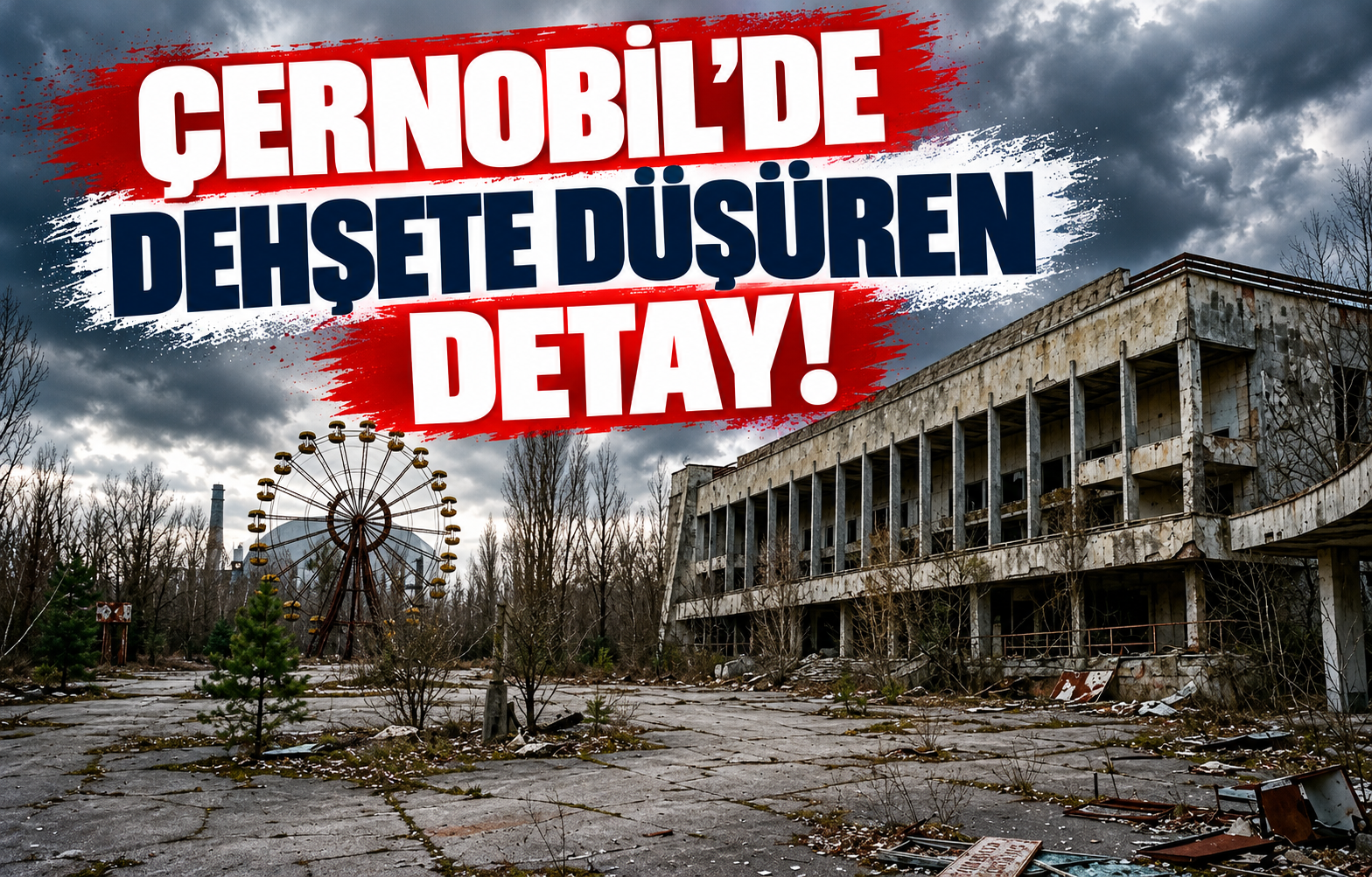 ÇERNOBİL'DE DEHŞETE DÜŞÜREN DETAY!