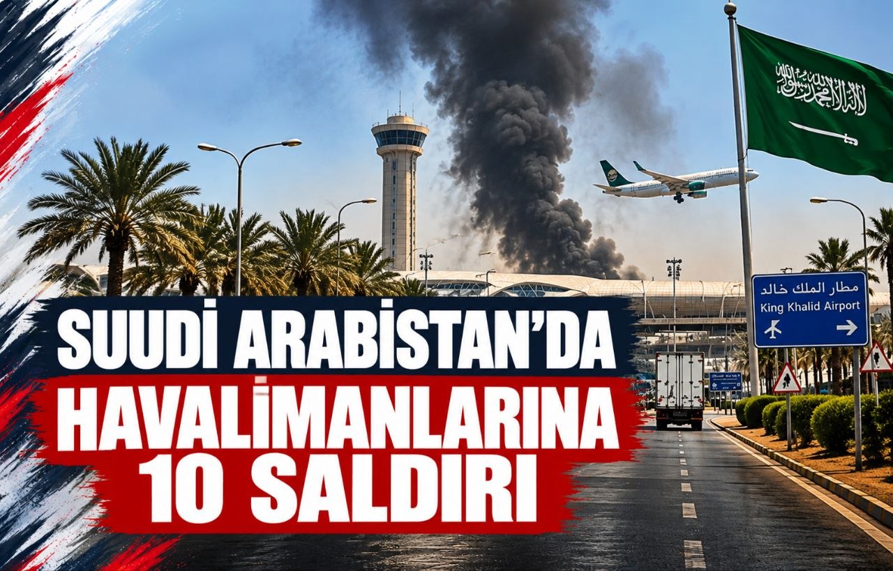 Suudi Arabistan'da Havalimanlarına 10 Saldırı