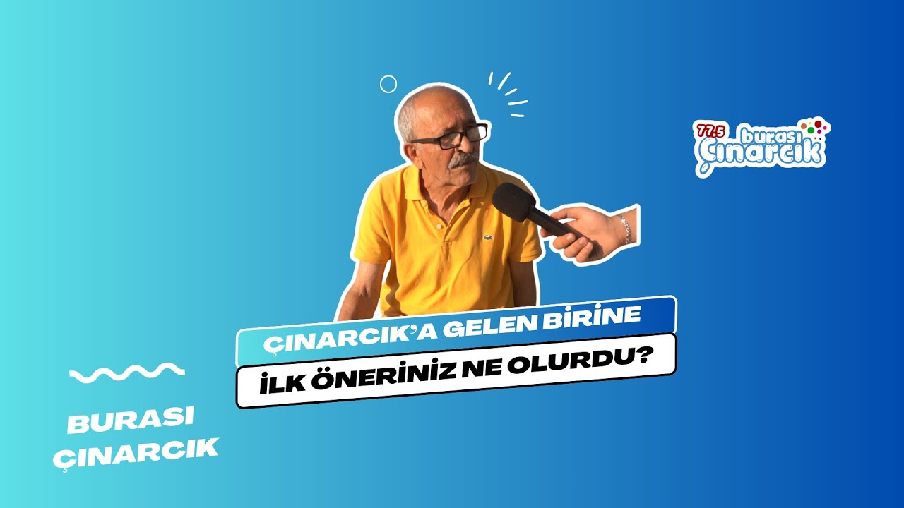 Çınarcık Halkından Ziyaretçilere Çağrı:
