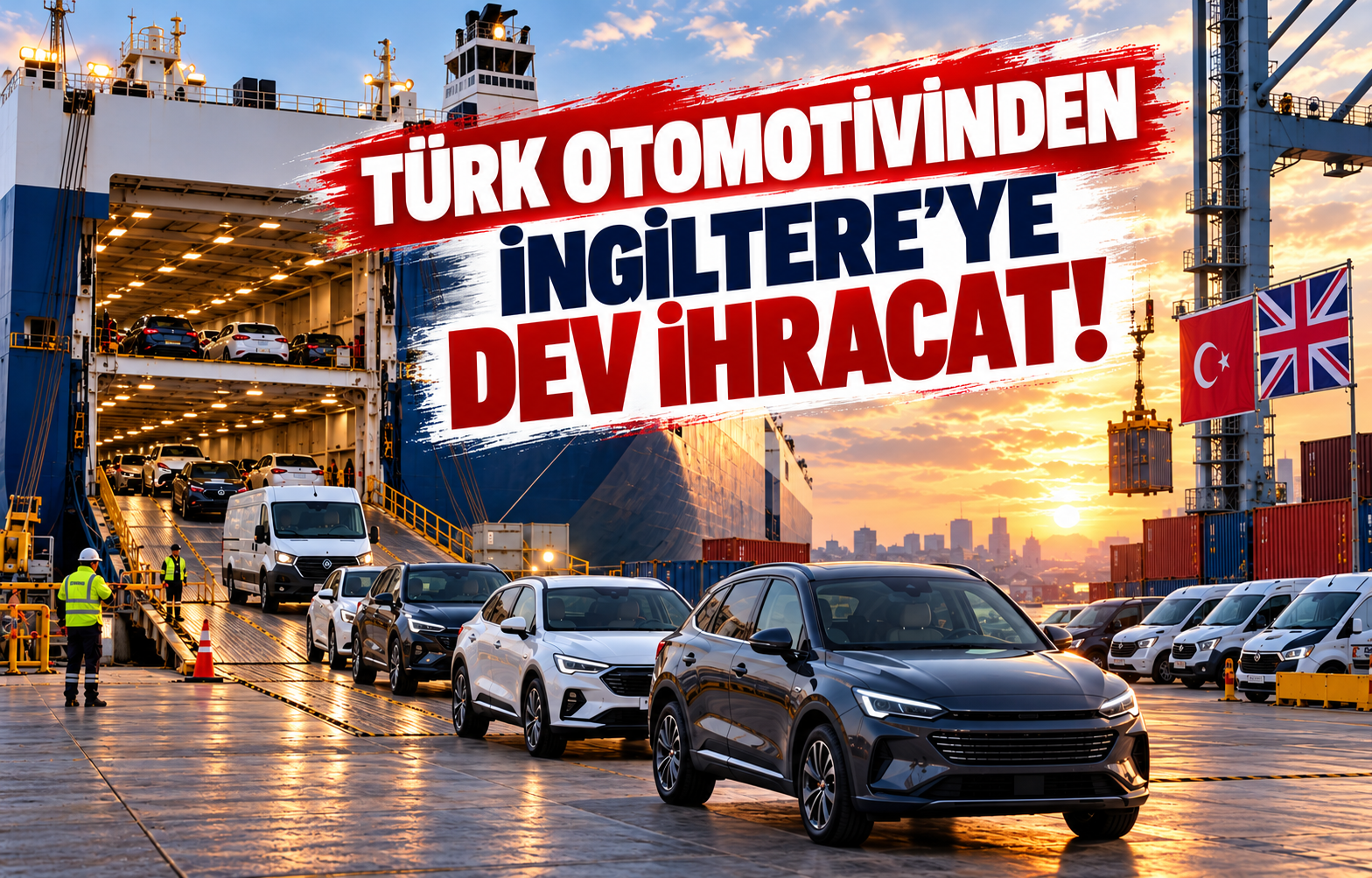 TÜRK OTOMOTİVİNDEN İNGİLTERE'YE DEV İHRACAT!