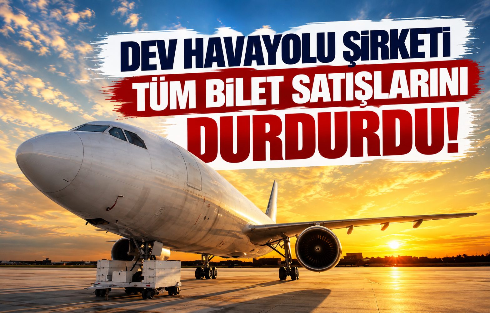 Dev Havayolu Şirketi Tüm Bilet Satışlarını Durdurdu!
