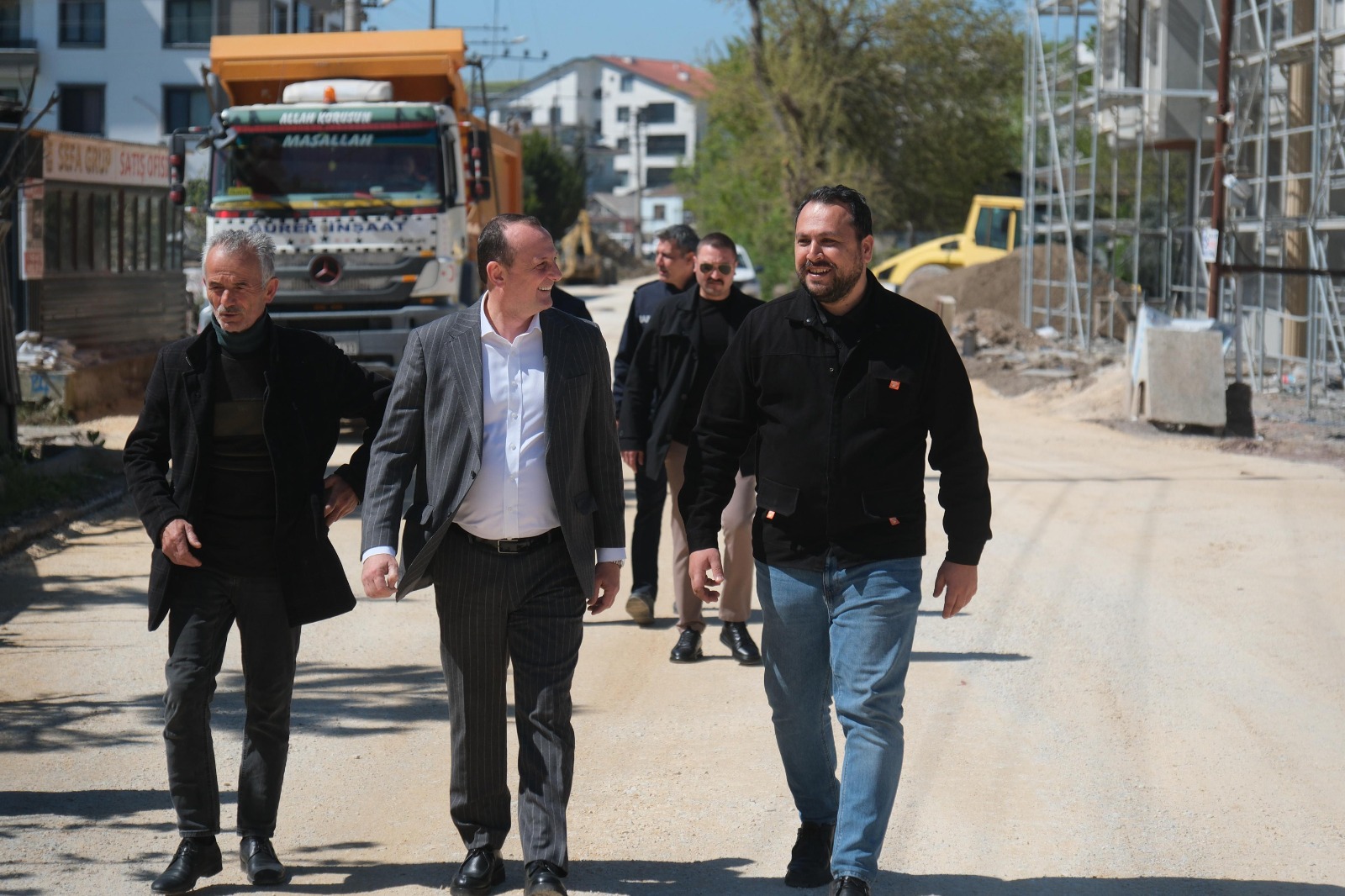 Başkan Yele Sahada İnceleme Yaptı