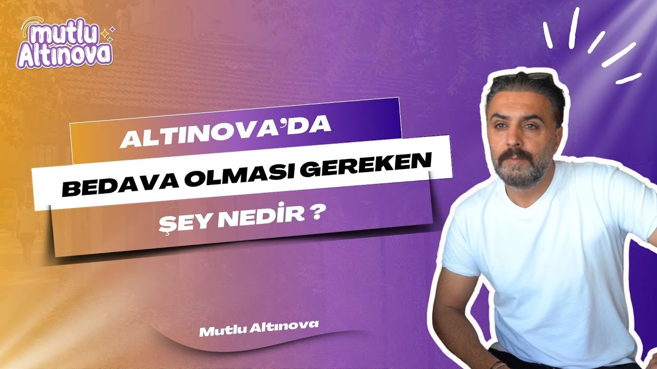 Altınova'da Vatandaşın Ücretsiz Hizmet Talebi: