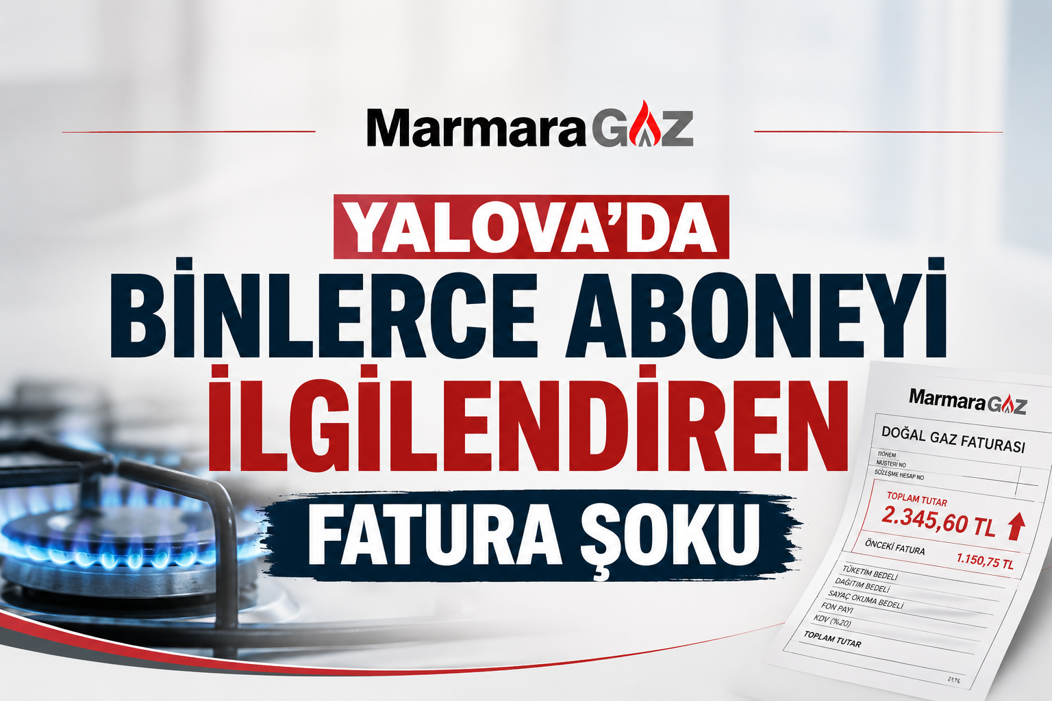 Yalova'da Binlerce Aboneyi İlgilendiren Fatura Şoku